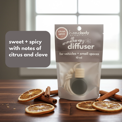 Aromatherapy Diffuser - For Cars + Small Spaces
