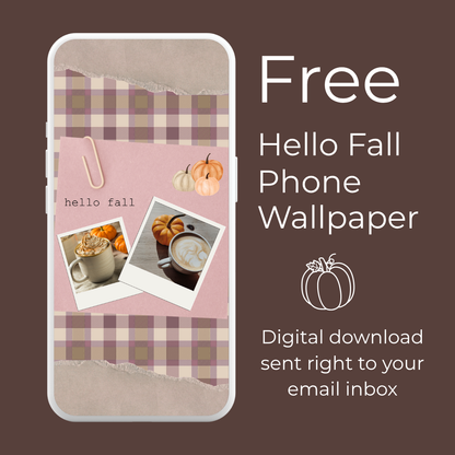 Hello Fall Boho Wallpaper