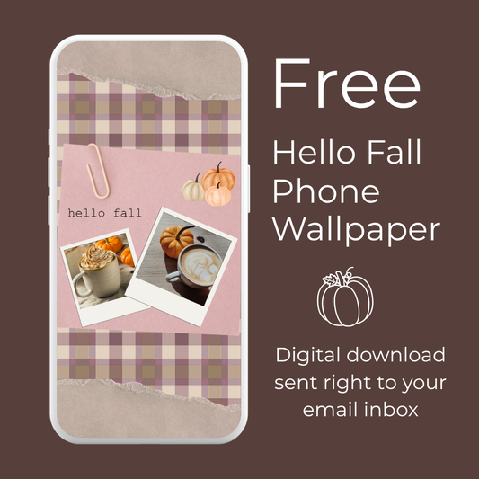 Hello Fall Boho Wallpaper