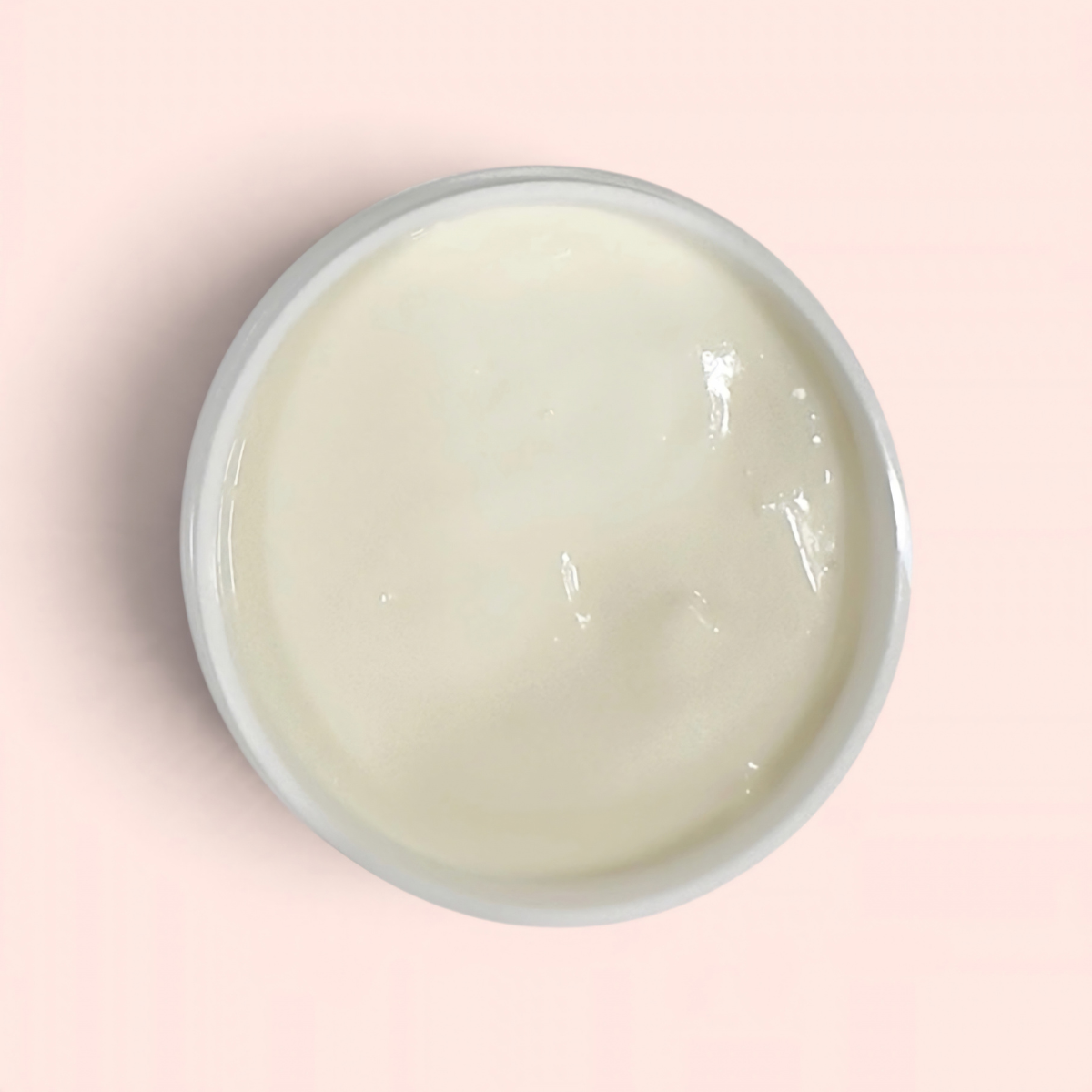 a top down view of Creamsicle Body Butter Homebody Essentials handmade in Saskatoon, Saskatchewan