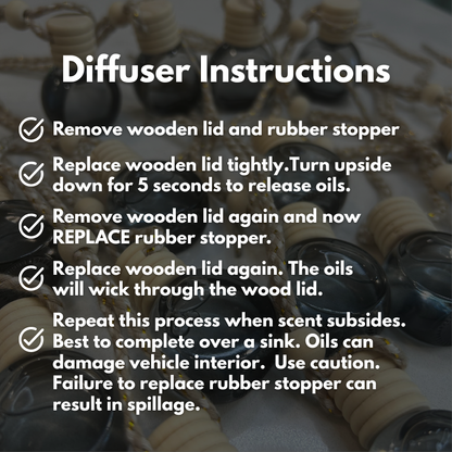 Aromatherapy Diffuser - For Cars + Small Spaces