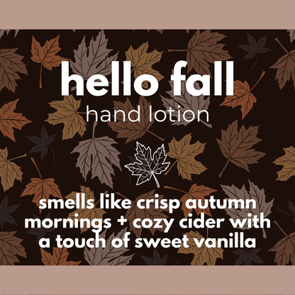 Hello Fall Hand Lotion